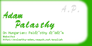 adam palasthy business card